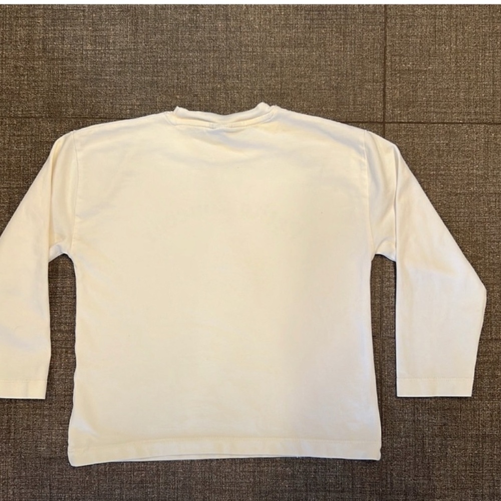 Zara Petite Douceur Kids Long Sleeve Shirt - White 9/10 - Picture 4 of 4
